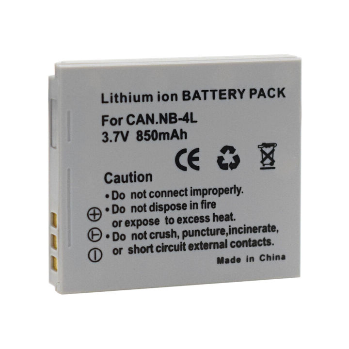 Canon%20Battery%20Pack%20NB-4L%20for%20Power%20Shot%20SD200/SD300%20Camera%20-%20Image%203