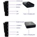 M-VAVE WP-10 2 In 1 Wireless Monitor Ear Return Transmitter Receiver One In One. 