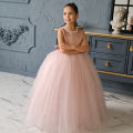 Girl Princess Dress Bridesmaid Wedding Party V-Back Long Prom Gowns Christmas Vestido Kids Dresses For Evening Formal Clothes.