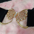 Ladies Adjustable Butterfly Love Fashion Belt for Women, Black, Stylish Design for Girls. 