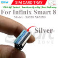 For Infinix Smart 8 X6525 X6525D Sim Tray Micro SD Card Slot with Sim Ejector Pin Replacement Part. 