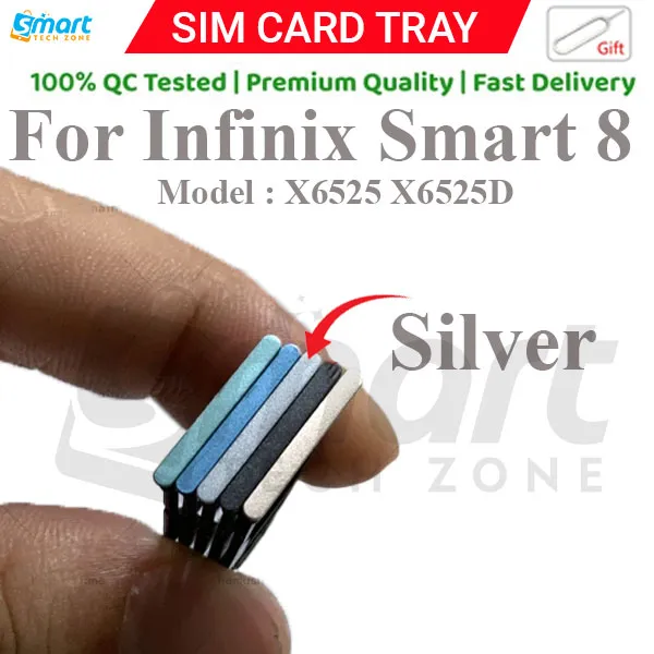 For%20Infinix%20Smart%208%20X6525%20X6525D%20Sim%20Tray%20Micro%20SD%20Card%20Slot%20with%20Sim%20Ejector%20Pin%20Replacement%20Part%20-%20Image%206