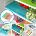 4 Pcs Washable Refrigerator Mats, Waterproof Fridge Mats, Drawer Mats. 