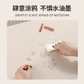 Silicone Table Mat Eye Protection Student Study Desk Mat Table Mat Desk Disposable Oil-Proof Waterproof Dining Table Cloth Cushion.