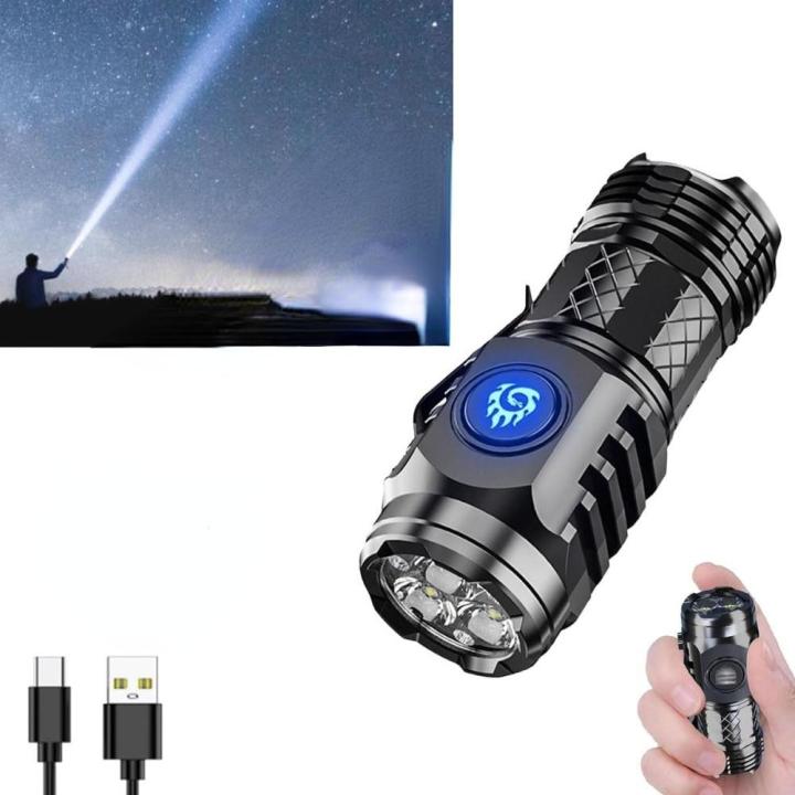 Mini%20Super%20Power%20Flashlight/%20Three-Eyed%20Monster%20Rechargeable%20Torch,%2082mm%20Portable%20Small%20Flashlight,%205%20Modes%20Ultra-Bright%20Waterproof%20Flashlight,%20Suitable%20for%20Power%20Outages,%20Emergencies,%20Camping,%20Hiking,%20and%20Outdoor%20Use%20-%20Image%203
