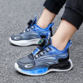 Boy's shoes 2023 Autumn New Children Running Sneaker Middle and Big Boys Rotating Button Basketball Shoes. 