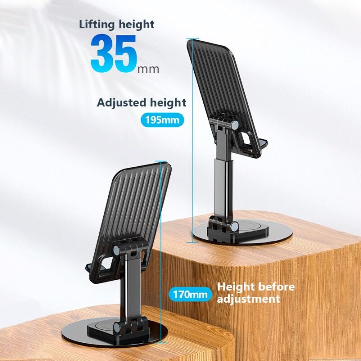 360%C2%B0%20rotation%20mobile%20phone%20bracket%20desktop%20telescopic%20folding%20double%20shaft%20design%20stable%20anti%20-fall%20creative%20lazy%20bracket%20-%20Image%205