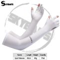 SKYBAITS 1Pair Ice Cloth Silk Arm Sleeve UV Protection Outdoor Sports Running Fishing Men Women Fingerless Sunshade Sleeves.