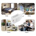 【YIYANGMAOYI111】18W QC 3.0 USB Charger Quick Charge Fast Charging Adapter For Realme C21 Samsung Xiaomi Lite Mobile Phone Cable. 