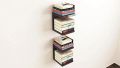 Set of 2 Book Shelf/Books Stand/Books Rack/Wall Mount Hanging Book Shelves for your Drawing Room & Office Display Unit (Brown10x8x8"). 