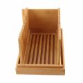 Bread Loaf Slicing Guide Bamboo Bread Slicing Guide Space Saving for Kitchen. 