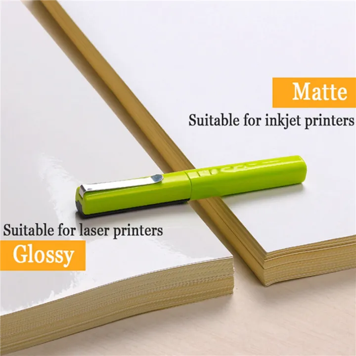 150%20Sheets%20A4%20White%20Self%20Adhesive%20Waterproof%20Sticker%20Label%20Glossy%20Paper%20for%20Inkjet%20Printer%20Copier%20-%20Image%203