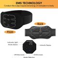 Waist Belly Weight Loss Abs Trainer EMS Abdominal Muscle Stimulator Electric Toning Belt intelligence Home Gym Fitness Equiment.