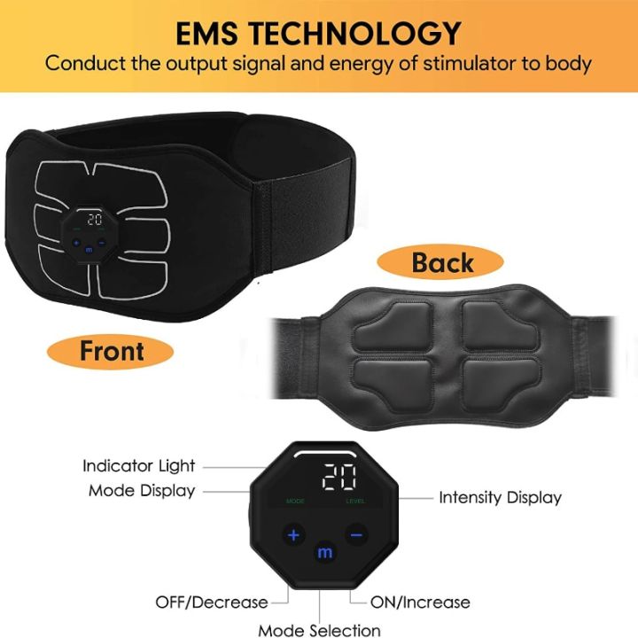 Waist%20Belly%20Weight%20Loss%20Abs%20Trainer%20EMS%20Abdominal%20Muscle%20Stimulator%20Electric%20Toning%20Belt%20intelligence%20Home%20Gym%20Fitness%20Equiment%20-%20Image%205