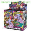 Sun e Moon Shining Pokemon Cards Box, Mega Energia, Cartões de Coleção TCG Trading, Jogo quente, 10Pcs.
