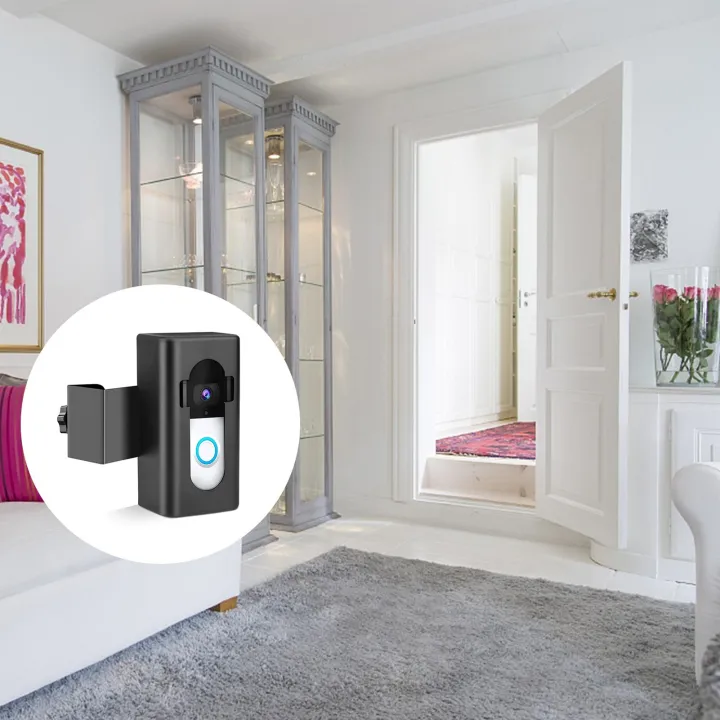 Anti%20theft%20doorbell%20holder%20is%20easy%20to%20install%20and%20compatible%20with%20multiple%20models%20-%20black%20-%20Image%207
