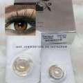 Bella Contact Lens Hazel Brown Contour.