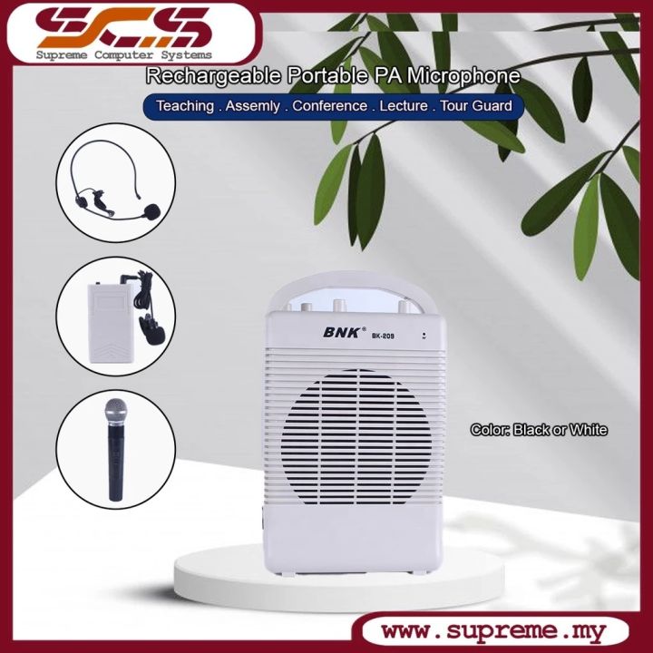 BNK%20bk%20209%20Professional%20Portable%20PA%20Speaker%20voice%20amplifier%20megaphone%20/%20Teaching%20Microphone%20with%20Voice%20Megaphone%20Come%20with%203%20microphones%20-%20Image%206
