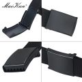 MaiKun Belt Canvas Men’s Belts Metal Slider Buckle Belts For Men Male Military Tactical Strap for Pants Jeans.