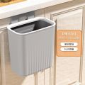 Kitchen Trash Can With Lid Wall Mounted Hanging Trash Bin Litter Holder Cabinet Door Bathroom Garbage Bin Counter Bins Dustbin. 
