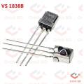 5Pcs- STEEL Shell With IR RECEIVER Head With Iron Shell Remote Control Photoelectric Switches IR LED Infrared Receiver Sensor Lights.