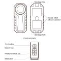 (New)KS-SF22R IP55 Waterproof Wireless 113dB Vibration Burglar Sensor Alarm with Remote Control for Vehicle / Bicycle / Electric Bicycle. 