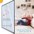 One Way Vision Window Film Stained Daytime Privacy Mirror Reflection Self Adhesive Window Tint for Home Solar Heat Insulation. 