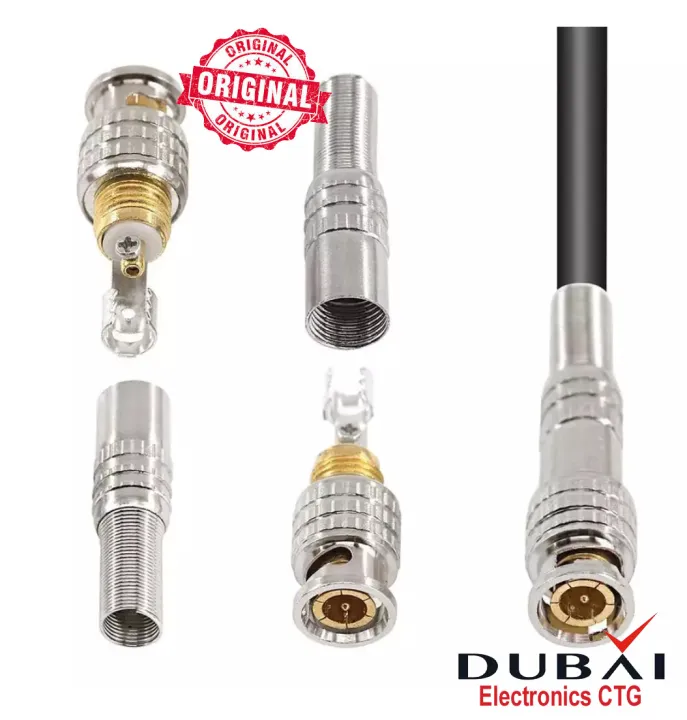 Metal%20BNC%20Connector%20FOR%20Security%20Camera,%20Pack%20of%205%20Connector%20-%20Image%208
