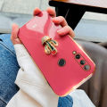 For Huawei Y9 Prime 2019 Cover Fashion Rhinestone 3D Cactus Shiny Plating Square Bumper Phone Case Soft Silicone Shockproof Protective Back Cover. 