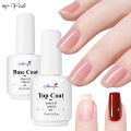 Myyeah Nail Art UV Gel Base Varnish Top Coat LED Lamp Light Cure Drying Soak Off Reinforce Salon Home DIY Manicure Design Tools Devices. 