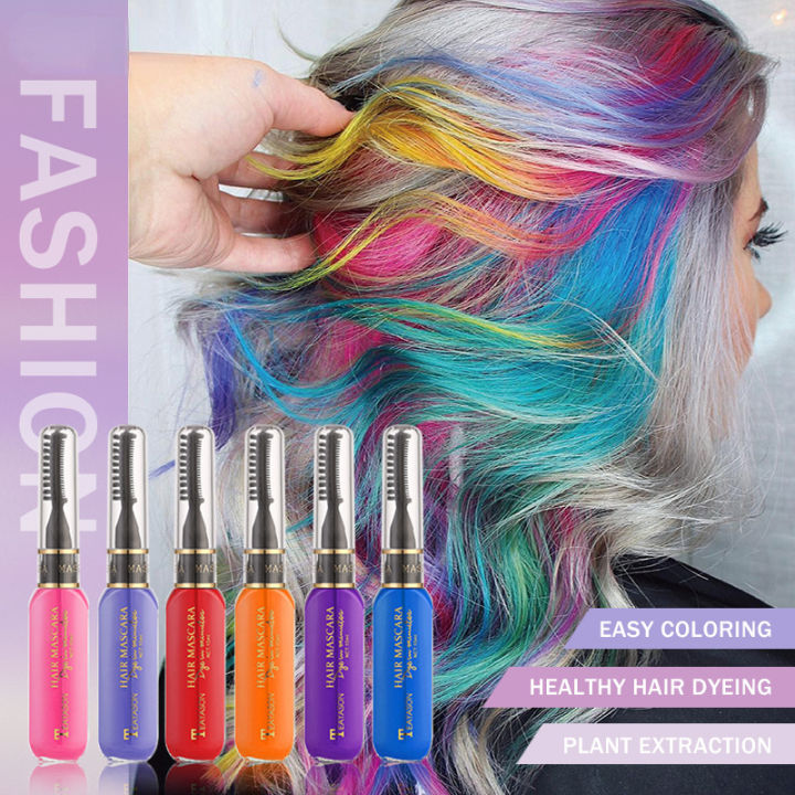 Disposable%20Hair%20Colour%20Dye%20Temporary%20Hair%20Dye%20Mascara%20Dual%20Purpose%20Washable%20Hair%20Coloring%20Cream%20DIY%20Dying%20Hairstyle%20Supplies%20-%20Image%202