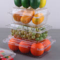 100pcs Transparent Plastic Packaging Box Disposable Fruit Box Food Preservation Takeaway Pastry Cake Snack Packaging Box Bayline. 