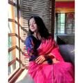 Trendy Collection with Elegant Style in the Flat Rani Golapi Colour Muslin Than Saree for Women - A Chic Ensemble for Fashionable Looks and Casual Wear.