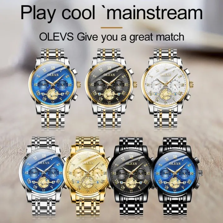 Olevs%202859%20Stainless%20Steel%20premium%20quality%20waterproof%20Chronograph%20Watch%20-%20Image%206