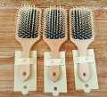 Premium Fashion Paddle Cushion  Wooden Hair Brush/Comb-1pcs. 