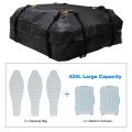 Waterproof Cargo Bag Car Roof Cargo Carrier Universal Luggage Bag Storage Cube Bag for Travel Camping with Anti-slip Mat. 