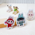 Cute Labubu  Pencil Eraser Stationery Cute Fun Cartoon Rubber Pencil Eraser Wipe Clean Without Leaving A Mark for Students (Pack of 5 pcs). 