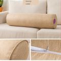 Large Pillow Rectangular Cylindrical Pillow Yoga Pillow Spa Bed Pillow Sofa Waist Back Sleep Long Pillow Removable and Washable. 