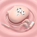 Cute Earphones for Girls Cat 3.5mm Wired Earphone with Mic Stereo Music Earbuds for CellPhone Children Adult Gifts Celular Gamer.