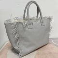 Tote Bags Luxury Women 2024 Fashion New Tassel Design Denim Letter Handbag Large Capacity Shopping Bag Casual Tote Shoulder Bag.