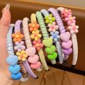 New Girl Headband Cute Love Heart Flower Toothed Hairbands Children Kids Lovely Hair Decorate Hair Hoops Fashion Hair Accessorie. 