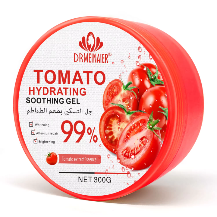 Facial Moisturizing Soothing gel Tomato Hydrating Mask Cream Anti-aging Sun Repair Skin Care || 300 ml