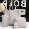 4Pcs/set Crossbody Bags Women Bag Set Pattern Leather Shoulder Bags Purse Ladies PU Crossbody Bag. 