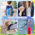 1PC Color Student Mini Electronic Clock Keychain Electronic Oval Watch Digital Table Time Display Clock Hanging Keychain Portabl. 