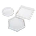 【TianYu Mall】DIY Silicone Coaster Epoxy Casting Molds Resin, Concrete, Cement, Home Decoration.