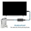 SCART to HDMI Converter with HDMI Cable HD Adapter 720P 1080P Video Audio Converter Adapte for TV Monitor Projector.