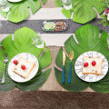 Artificial Banana Fan Leaf Placemats Coasters Turtle Leaf Dining Table Mats Decoration. 