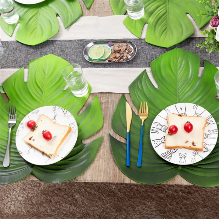 Artificial%20Banana%20Fan%20Leaf%20Placemats%20Coasters%20Turtle%20Leaf%20Dining%20Table%20Mats%20Decoration%20-%20Image%207