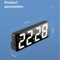 New Latest Digital Clock LED Alarm Clock Bedroom Electronic Desktop Clock With Temperature Display Adjustable Brightness 12/24 Hours.