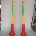 Fan retractable festive ocns, three sections for cheering the World Cup, and children's toys with large speakers.